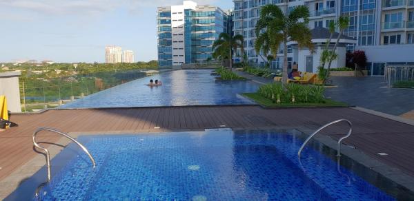 A la foto es mostra l'objecte Apartment Sea View at Mactan Newtown situat a la ciutat de Mactan.