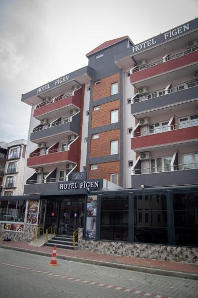 Na fotografii je vidět objekt Figen Hotel nacházející se ve městě Çanakkale.