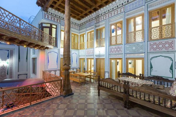 Nella foto è visibile l'oggetto Basilic Boutique Hotel situato nella città di Bukhara.