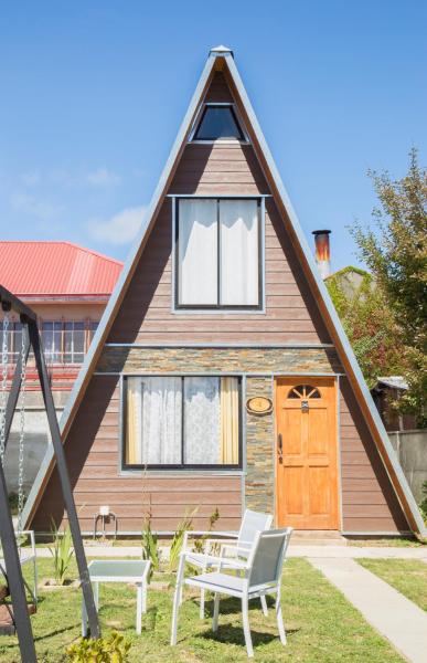 A la foto es mostra l'objecte Pyramidal Park Valdivia situat a la ciutat de Valdivia.