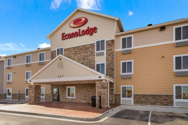 Na fotografii je vidět objekt Econo Lodge Burlington I-70 nacházející se ve městě Burlington.