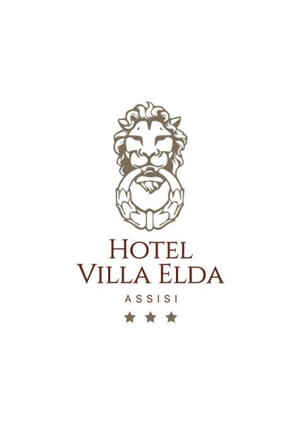 På billedet ses objektet Hotel Villa Elda beliggende i byen Assisi.