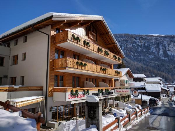 A la foto es mostra l'objecte Hotel Beau-Séjour situat a la ciutat de Leukerbad.