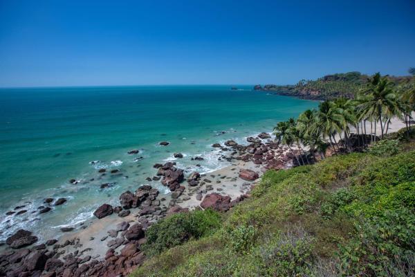 A la foto es mostra l'objecte Cabo Serai situat a la ciutat de Canacona.