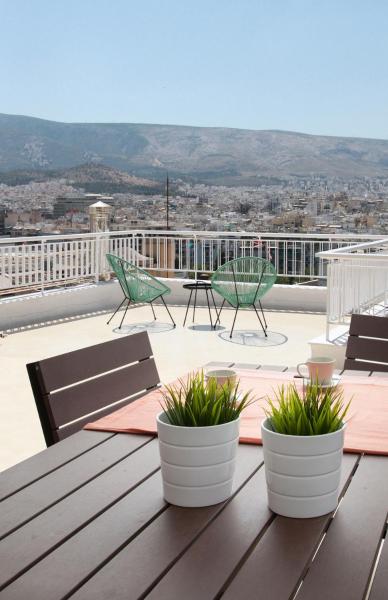 A la foto es mostra l'objecte Homz AH02 Kolonaki Penthouse Studio situat a la ciutat de Atenes.