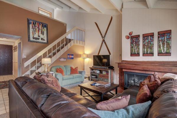 A la foto es mostra l'objecte Pg309 Peregrine Condo situat a la ciutat de Copper Mountain.