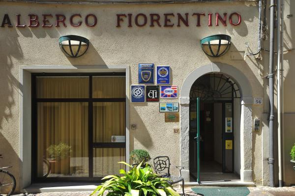På billedet ses objektet albergo Fiorentino beliggende i byen Sansepolcro.