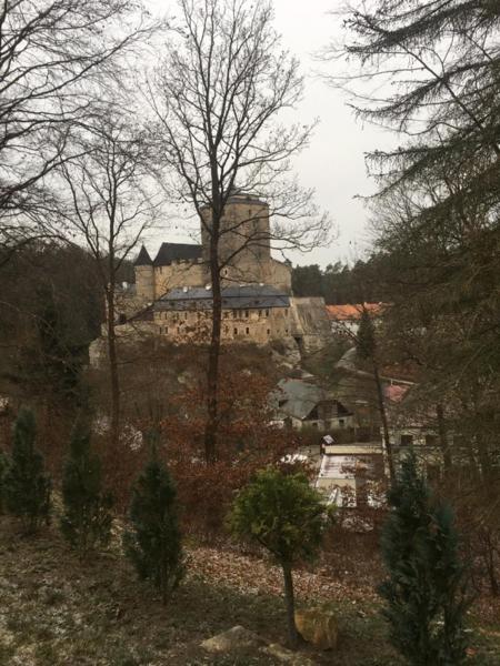 En la foto se muestra el objeto Vila Kost ubicado en la ciudad de Střehom.