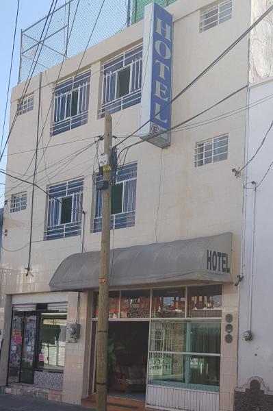 På billedet ses objektet HOTEL DON JESUS (MORELOS) beliggende i byen Aguascalientes.