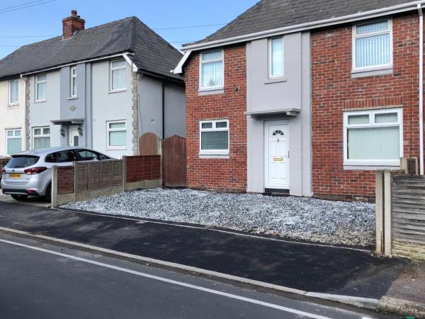 På billedet ses objektet Leavesley holiday home beliggende i byen Blackpool.