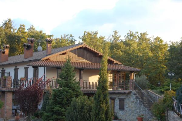 写真にはグッビオ市にあるAgriturismo Countryhouse Le Giareが写っています。