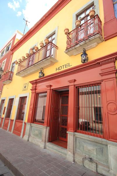 A la foto es mostra l'objecte Hotel Santa Regina situat a la ciutat de Guanajuato.