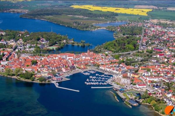 På billedet ses objektet Unterkunft Müritz beliggende i byen Waren.