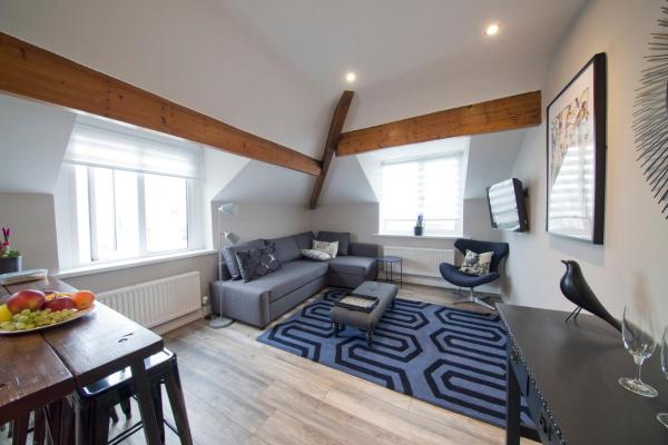 Na zdjęciu widoczny jest obiekt Blackbird Luxury Apartments Room 4 położony w mieście Blackpool.