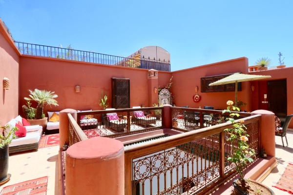 En la foto se muestra el objeto Dar Pamella ubicado en la ciudad de Marrakech.