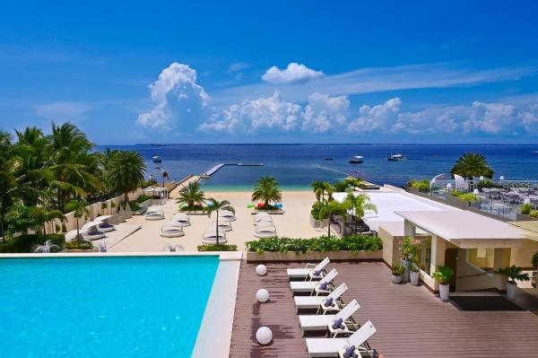En la foto se muestra el objeto BE Resort Mactan ubicado en la ciudad de Isla de Mactán.