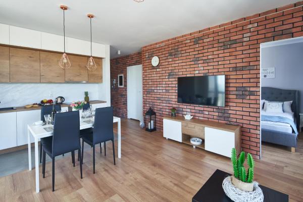 Στη φωτογραφία φαίνεται το αντικείμενο Apartament Premium Aquatower Reda που βρίσκεται στην πόλη Reda.