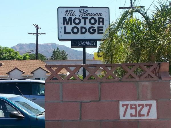 A la foto es mostra l'objecte Mt. Gleason Motorlodge situat a la ciutat de Sunland.