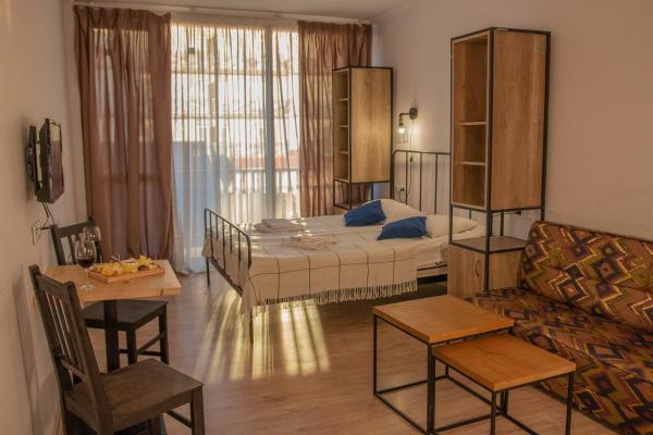 A la foto es mostra l'objecte Mgzavrebi Apartment In Bakuriani situat a la ciutat de Bakuriani.