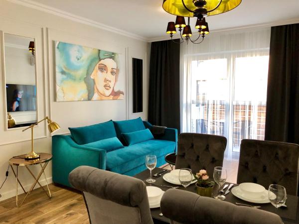 Na zdjęciu widoczny jest obiekt Apartamenty OldTown deLuxe położony w mieście Toruń.
