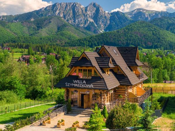A la foto es mostra l'objecte Willa Szymaszkowa situat a la ciutat de Zakopane.