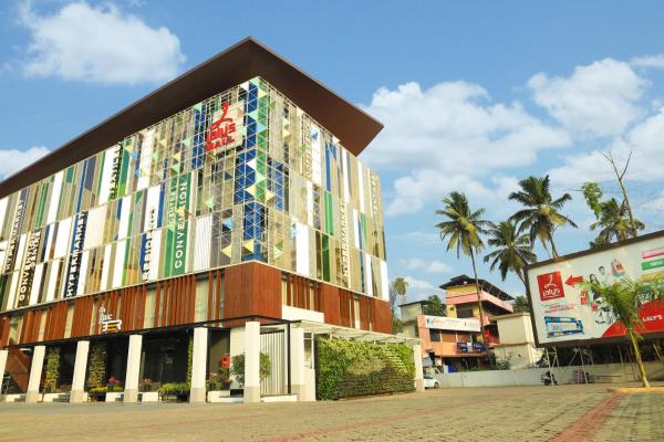 På billedet ses objektet Lalys Residency beliggende i byen Thrissur.