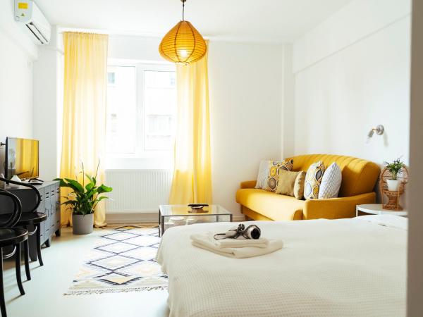 A la foto es mostra l'objecte Top Location - Queen Elizabeth Studio Flat situat a la ciutat de Bucarest.