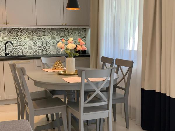 Na foto é possível ver o objeto Apartament Zacisze Rose Gold localizado na cidade de Malbork.