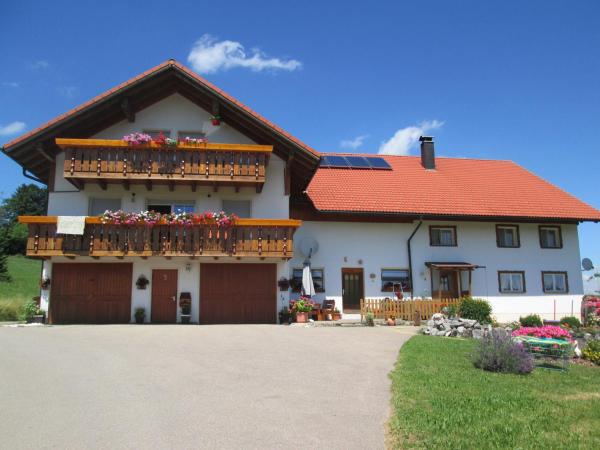 Na foto é possível ver o objeto Ferienwohnung Steible localizado na cidade de Isny im Allgäu.