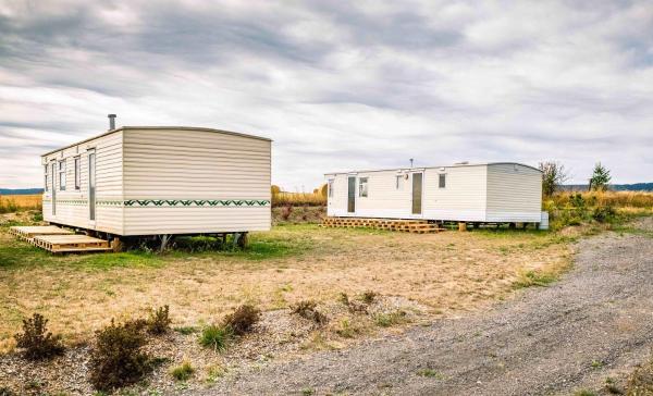 På billedet ses objektet Mobilheimy Camp Dlouhá Míle beliggende i byen Horčápsko.