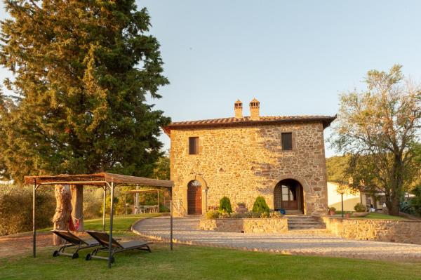 På bildet vises objektet Agriturismo Poggio del Pero som ligger i byen San Martino.