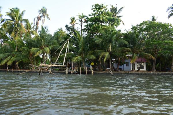 Op de foto is het object Cheenavala Fishing Homestay te zien, gelegen in de stad kumbalam.