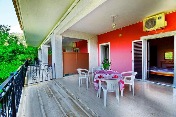A la foto es mostra l'objecte Villa Rebecca situat a la ciutat de Agios Gordios.