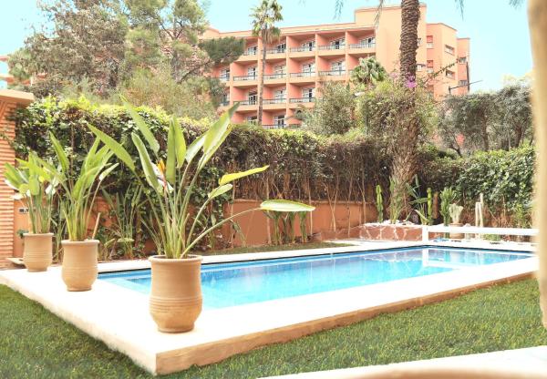 På billedet ses objektet The Ruby Apartment with Private Swimming Pool - Hivernage Quarter - By Goldex Marrakech beliggende i byen Marrakech.