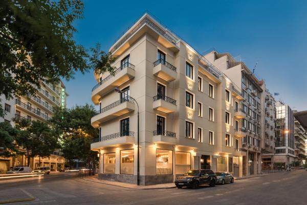 A la foto es mostra l'objecte Athens One Smart Hotel situat a la ciutat de Atenes.