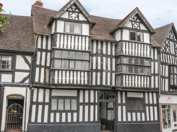 På billedet ses objektet Severn Tudor House beliggende i byen Shrewsbury.