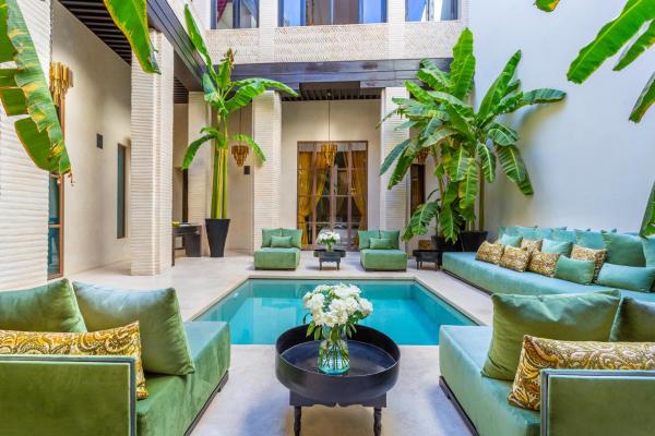 En la foto se muestra el objeto Riad Tajania ubicado en la ciudad de Marrakech.