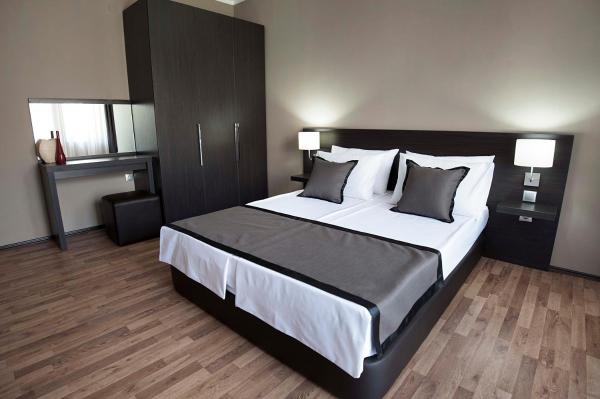 Na fotografii je vidět objekt Soho Apartments nacházející se ve městě Bitola.