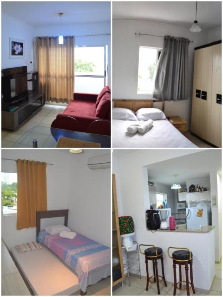 A la foto es mostra l'objecte Apartamento de dois quartos em Ponta Negra - Excelente Localização situat a la ciutat de Natal.