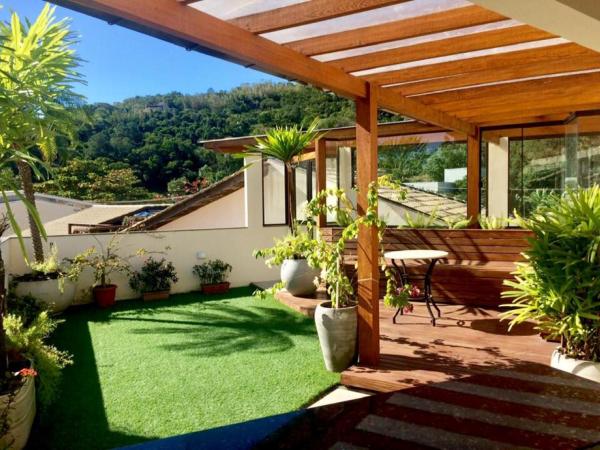 Na fotografii je vidět objekt Pousada Pedra Rosa nacházející se ve městě Florianópolis.