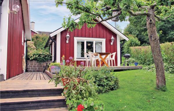 Na zdjęciu widoczny jest obiekt Lovely Home In Ramdala położony w mieście Möcklö.