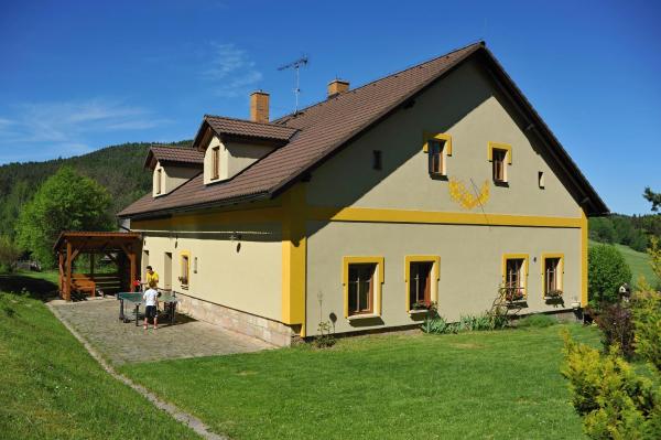 La photo montre l'objet Rodinné ubytování Debrné situé dans la ville de Horní Brusnice.