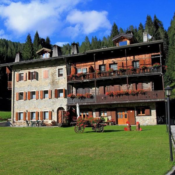 På bilden syns objektet Pa' Eimbdlar som ligger i staden Sauris.