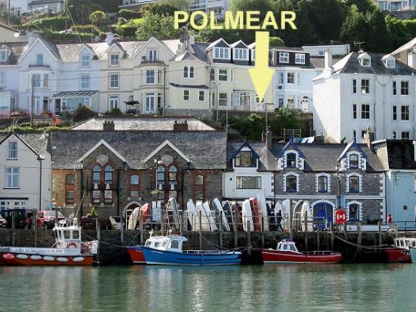 På bildet vises objektet Polmear Harbour View With Terrace som ligger i byen Looe.