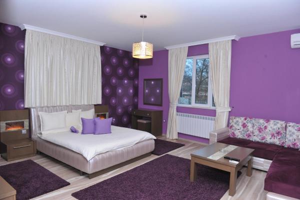 A la foto es mostra l'objecte Eros Motel situat a la ciutat de Sandanski.