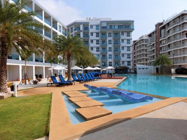 På billedet ses objektet Grand Blue Condominium 509 Mea Phim Beach, Klaeng, Rayong, Thailand beliggende i byen Chak Phong.