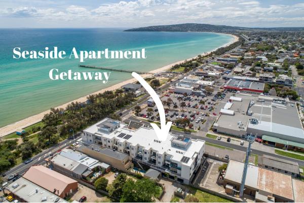 A la foto es mostra l'objecte Seaside Apartment Getaway situat a la ciutat de Dromana.