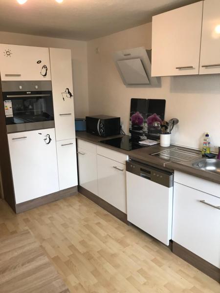 A la foto es mostra l'objecte Ferienwohnung zum Pinguin situat a la ciutat de Guteborn.