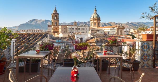 En la foto se muestra el objeto La Terrazza sul Centro ubicado en la ciudad de Palermo.
