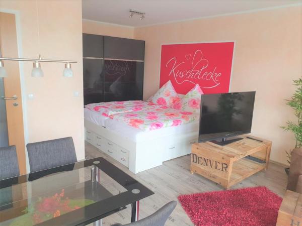 Nella foto è visibile l'oggetto Ferienwohnung Lieblingsort im Zentrum Winterbergs situato nella città di Winterberg.